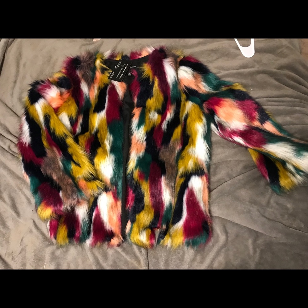 NWT Faux Fur Jacket